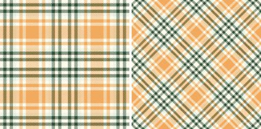 Desensiz kumaşın kumaşlı, desen kontrollü tartan ekoseli arka plan tekstil vektörü. Modada simetri dokusu tasarımları için favori renkler.