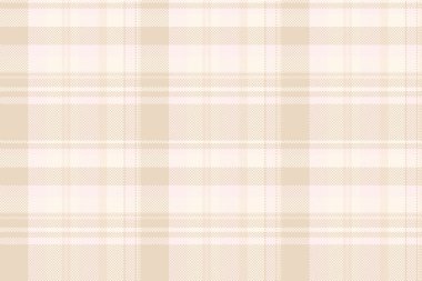 Güzel ekose kumaş, doğum günü kartı arkaplan kumaşı. Çizgili vektör tekstilsiz desen ışık ve beyaz renk paletinde.