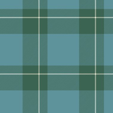 Koleksiyon tekstil kontrol şablonu, düzenli arkaplan dikişsiz tartan. Nane ve cyan renk paletinde ton kumaş dokusu vektör ekoseli.