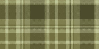 Yinelenen kumaş kusursuz kontrol, saf vektör arkaplan tartan. Makara desenli ekose kumaş deseni sarı ve koyu renk paletinde.