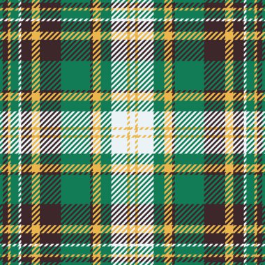 Reklam kumaşı desenleri pürüzsüz, ekoseli tarama geçmişi var. Nane ve koyu renk paletinde yinelenen desen tartan tekstil vektörü.