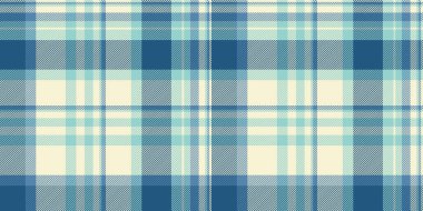 Kavramsal vektör dokusu tekstil, sakin arka plan kusursuz kontrol. Sessiz ekose desenli tartan kumaş ve cyan renk paleti.