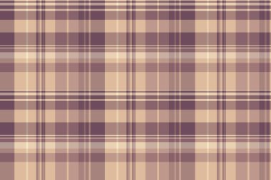 Büyük tartan kontrolü tekstil, felçli arka plan vektörü. Pastel ve açık renk paletinde kusursuz kumaş deseni.