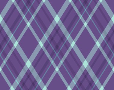 Argyle geometrik eşkenar dörtgenin kusursuz deseni. Harlequin duvar kağıdı tasarımını kontrol et. Web geçmişi için klasik elmas şekilli tekstil malzemesi, baskı kumaşı, kazak, ambalaj kağıdı, hediye kartı, davetiye.