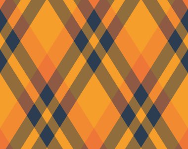 Argyle geometrik eşkenar dörtgenin kusursuz deseni. Harlequin duvar kağıdı tasarımını kontrol et. Web geçmişi için klasik elmas şekilli tekstil malzemesi, baskı kumaşı, kazak, ambalaj kağıdı, hediye kartı, davetiye.