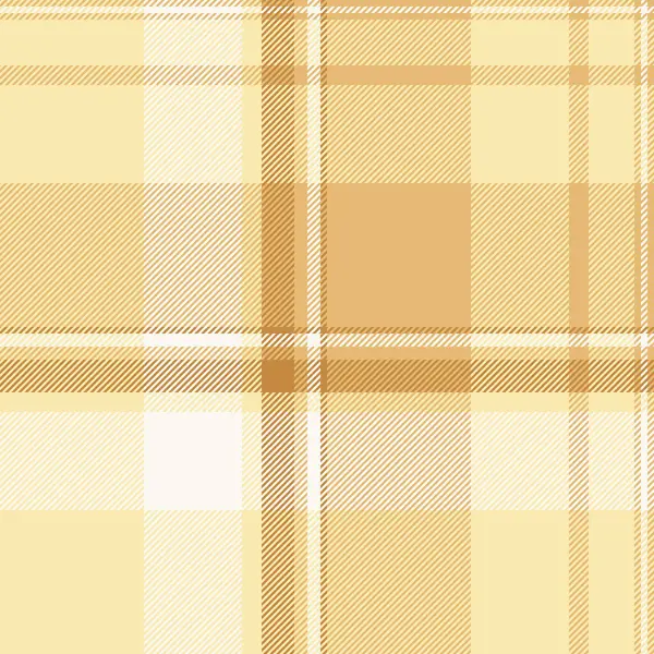 İskoç tekstil dokusu, sanat vektörü dikişsiz ekose. Süslü tartan kumaş arka plan denetimi ışık ve kehribar renk paletinde.