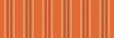 Christmas card fabric background vertical, pop pattern lines textile. Softness seamless stripe texture vector in orange color palette.