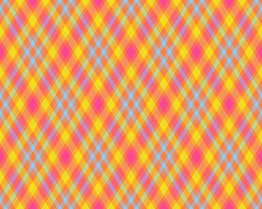 Argyle geometrik eşkenar dörtgenin kusursuz deseni. Harlequin duvar kağıdı tasarımını kontrol et. Web geçmişi için klasik elmas şekilli tekstil malzemesi, baskı kumaşı, kazak, ambalaj kağıdı, hediye kartı, davetiye.