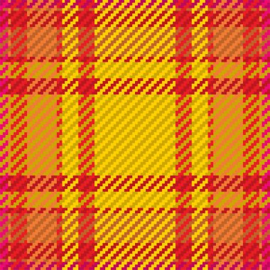 İskoç ekosesinin kusursuz deseni. Kumaş dokusunu kontrol ederek tekrarlanabilir arkaplan. Çizgili tekstil izinin düz vektör arkaplanı.