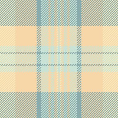 Yastık arkaplan tartan kontrolü, tekstil kumaş örtüsü. Pano ekose desenli vektör ışık ve kehribar renk paletinde pürüzsüz.