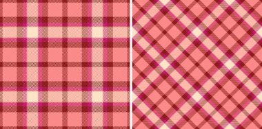 Tartan desenli ekoseli kumaş, kumaş dokusunda doku kontrolü vektörü yok. Tebrik kartı tasarımları için favori renkleri ayarlayın.