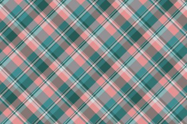 Süslü desen kontrolsüz, bufalo vektör desenli tartan. Punk arkaplan ekose kumaş Pastel ve gök mavisi renk paleti.