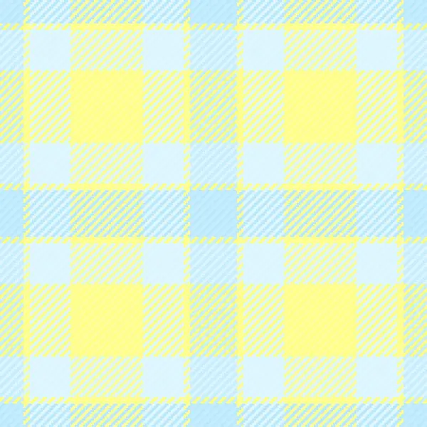 Kumaş desenli ekose vektörün arkaplan tartan kontrolü açık ve sarı renklerde tekstil dikişsiz.
