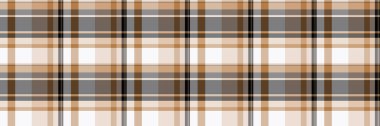 Büyük vektör tartan kumaş, temel arkaplan desenli tekstil. Latince, turuncu ve açık renk paletinde ekoseli kumaş denetimi.