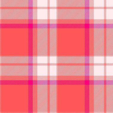 Bufalo kumaş desenli tartan, arka planda dikişsiz ekoseyi kontrol ediyor. Döşeme tekstil kontrol vektör deseni kırmızı ve keten renk paleti.