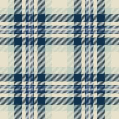 Vektör kumaşı kusursuz, eşarp arkaplan taraması yapılıyor. Mozaik desen desenli tekstil kumaşı ışık ve cyan renk paleti.