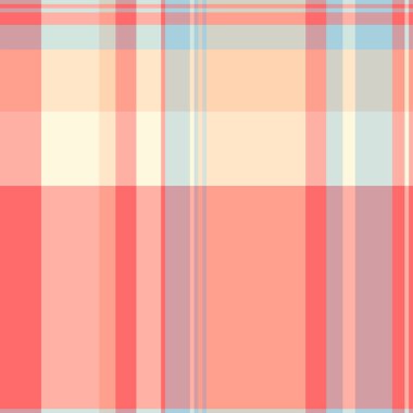 Usa doku vektörü tartan, ekoseli ve pürüzsüz arka plan. Karalama deseni kırmızı ve açık renk paletinde kumaş tekstilini kontrol et.