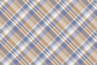 Yüzey dokusu vektör arkaplanı, gerçekçi desenli ekose kumaş. Pastel ve açık renk paletinde renksiz tartan dokusu kontrolü.