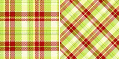Tartan arka planı ekose desenli kumaş ve vektör dokusunu kontrol et. Bahar renklerinde geçiyor. Ekim moda eğilimleri.
