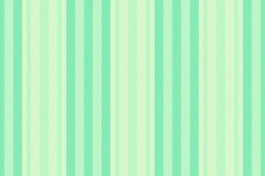 Rastgele dikey çizgili tekstil, kolajsız kumaş deseni. Çapraz vektör dokusu arka plan açık ve yeşil renk paletinde.
