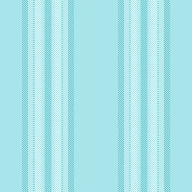 Şık vektör çizgili arka plan, doğu kumaşı dikey. Birçok doku ışık ve cyan renk paletinde tekstil deseni çizer.