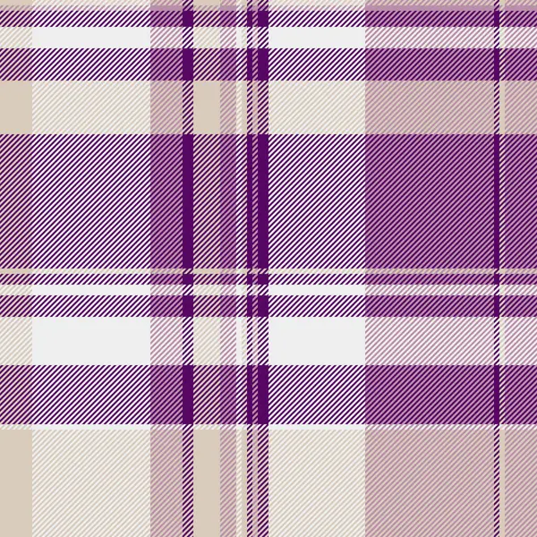 Karalama desensiz kumaş, ambalaj kontrol vektör geçmişi. Koyu mor ve beyaz renk paletinde iplik desenli kumaş kumaş..