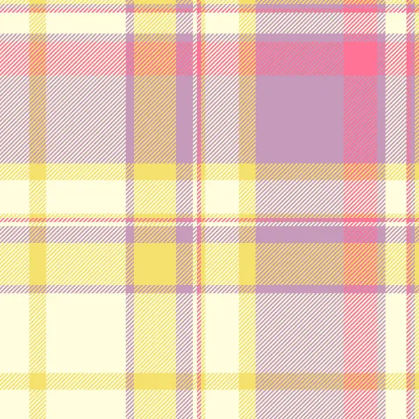 Poster ekoseli arka plan dokusu, ekostartan kontrollü. Açık sarı ve pastel renk paletinde zarif kumaş tekstil vektör deseni.