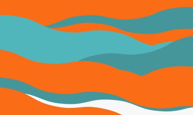 Dalgalı, dalgalı, dalgalı çizgileri olan, modaya uygun renk paletinde dalgalı kıvrımları olan minimalist soyut bir arka plan. Bu dokulu, grafik tasarım, minimalizmi dinamik hareketle birleştirir, posterler, baskılar ve modern dekorlar için mükemmeldir. Bu yatay.