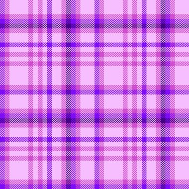 Ceket kontrolü, ekose kumaş, ihtişamlı kumaş arkaplan tartanı. İtalyan kumaş vektörü ışık ve morumsu renk paletinde pürüzsüz desen.
