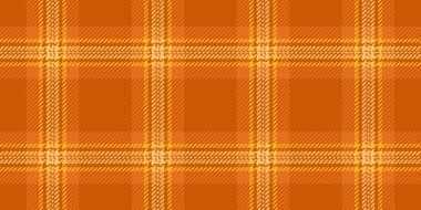 Yağlı bez kumaş kumaş kumaş, model dokusu dikişsiz. Mendil ekose tekstil kontrol arkaplanı turuncu ve kehribar renk paleti.