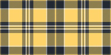 Duvar kağıdı ekose kumaş, vektör tekstil dokusu. Koyu renk ve kehribar renk paletinde dikiliyorName.