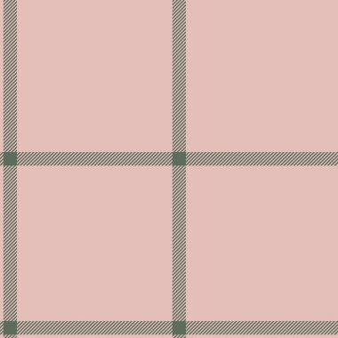 Romantik kontrol kumaş vektörü, ekoseli kumaş. Işık ve pastel renk paletinde dış desen tartan tekstil arkaplanı.