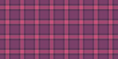 Yakından kontrol et desenli ekose, tekstil vektörünü kat. Serin arkaplan desenli kumaş pembe ve kırmızı renk paleti ile tartan.