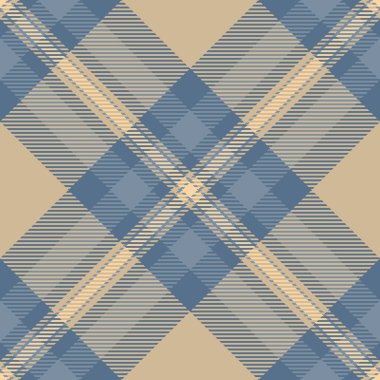 Web sitesi tekstil tartan, ekoseli, dikişsiz kumaş. Işık ve cyan renk paletinde kumaş arkaplan vektör deseni kontrol edildi.