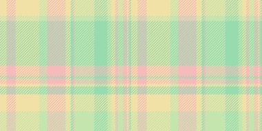 Yarım yamalak desenli tartan, tören kumaşı kontrolü. Asalet tekstil ekose vektörü ışık ve yeşil renk paletinde.