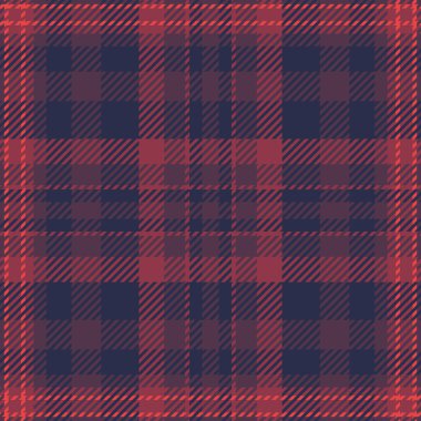 Customized pattern seamless vector, apparel textile background plaid. Frame fabric check texture tartan in red and pink colors palette. clipart