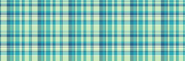 Resim desenli arka plan, avlu desenli dikişsiz tekstil. Renkli kumaş taşıyıcı tartan, mavi ve cyan renk paletini kontrol et.