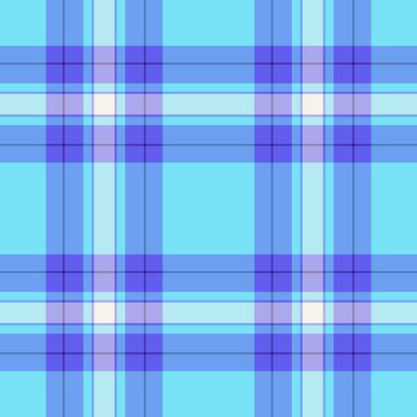 Soyut vektör dikişsiz tartan, menü şablonu ekoseli. Tekstil arkaplan dokusu mavi ve çivit mavisi paleti ile okşa.