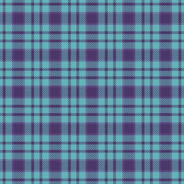 Bedava tekstil kontrolü, oktoberfest vektör ekoseli desen. Düz desenli kumaş menekşe ve pastel mavimsi maviye boyanmış..