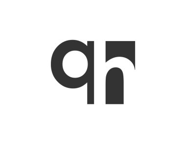 QH yaratıcı geometrik başlangıç tabanlı modern ve minimal logo. Q h harfi modaya uygun yazı tipleri.