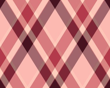 Argyle geometrik eşkenar dörtgenin kusursuz deseni. Harlequin duvar kağıdı tasarımını kontrol et. Web geçmişi için klasik elmas şekilli tekstil malzemesi, baskı kumaşı, kazak, ambalaj kağıdı, hediye kartı, davetiye.