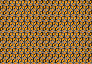 İş dünyası veya kurumsal sunum için modern geometrik arka plan. Pankart tasarımı için teknolojisiz süsleme vektör deseni. Tillable ızgara tekrarlanabilir yüksek teknoloji ağ.