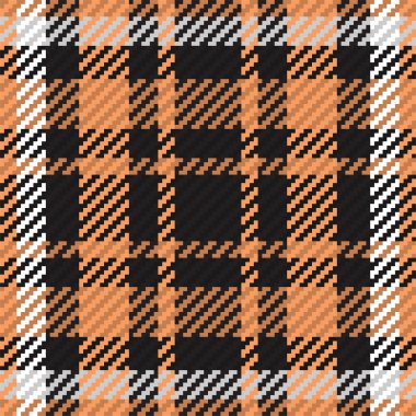 İskoç ekosesinin kusursuz deseni. Kumaş dokusunu kontrol ederek tekrarlanabilir arkaplan. Çizgili tekstil izinin düz vektör arkaplanı.