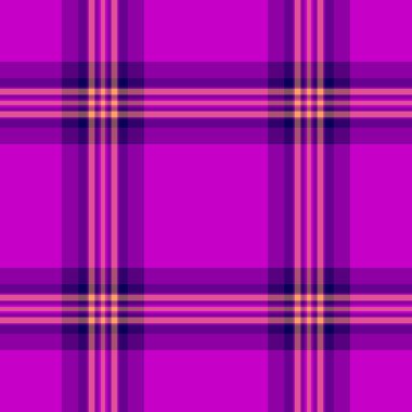 Mor ve rodamine kırmızısı renklerinde desen kumaş kumaş ekoseli arka plan ekoseli kusursuz denetim.
