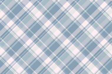 Beyaz ve pastel renklerde arkaplan kumaşı dikişsiz tartan içeren tekstil desenli ekoseli vektör kontrolü.