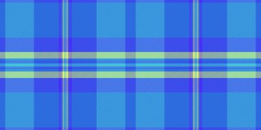 Xmas tartan arka plan tekstili, doğrudan kumaşsız doku. Meslek vektörü ekose desen kontrol mavi ve cyan renk paleti.