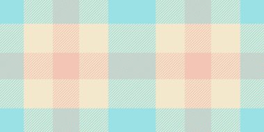 Erkek dokusu ekose arka plan, mesleki kontrol vektör tartan. Katlanmış desenli, pürüzsüz kumaş ışık ve cyan renk paleti..