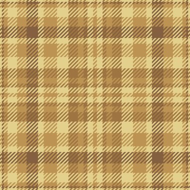 Punk desenli kumaş arka plan, flanel desenli ekosesiz. Pijamalar sarı ve turuncu renk paletinde tartan vektör tekstilini kontrol eder.