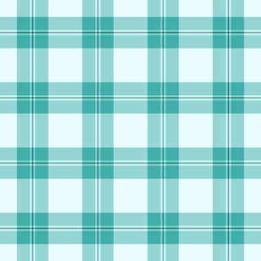 Hint kusursuz vektör kontrolü, ekoseli tartan desenli parti. Pijama tekstil kumaş dokusu mavi ve açık renk paletinde arkaplan.