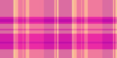 Kısmen özgeçmiş kontrolü, eflatun desensiz ekoseli kumaş. Pembe ve turuncu renk paletinde tekstil tartan şebeke deseni.